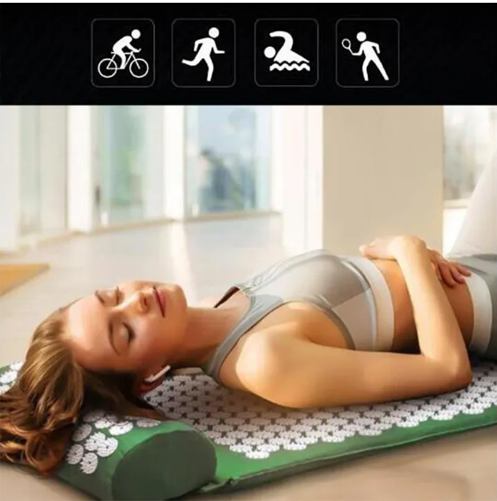 Acupressure Yoga Mat   Pillow