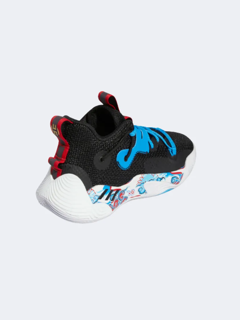 Adidas Harden Stepback 3 Gs Basketball Shoes Black/Blue