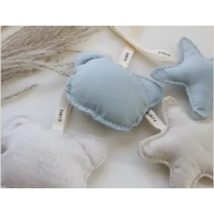 Baby-O Stitched Linen Teddy Plushies