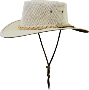 Barmah Hat | 1057 Foldaway Cooler Khaki Canvas