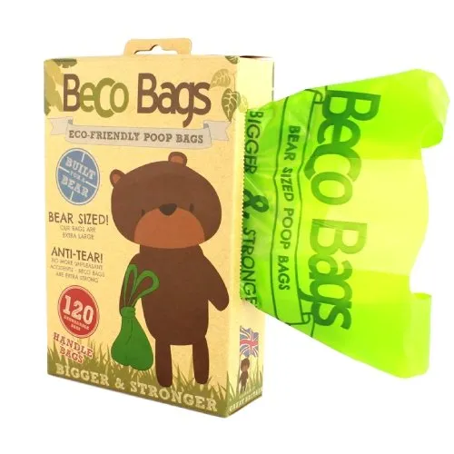 Beco Large Poop Bags with Handles 120 Pack