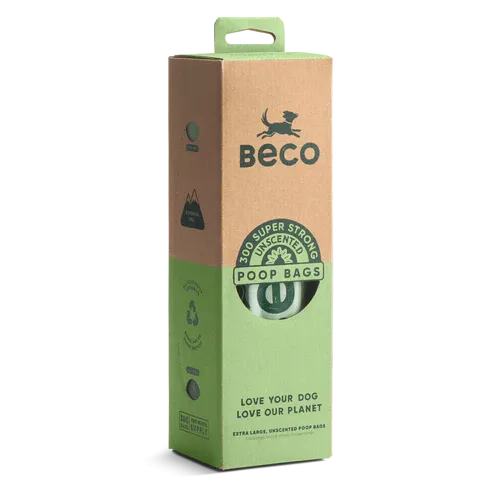 Beco Large Poop Bags XL Roll 300 Dispenser Pack