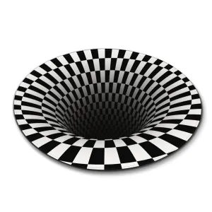 Black Hole Foldable Round Mat