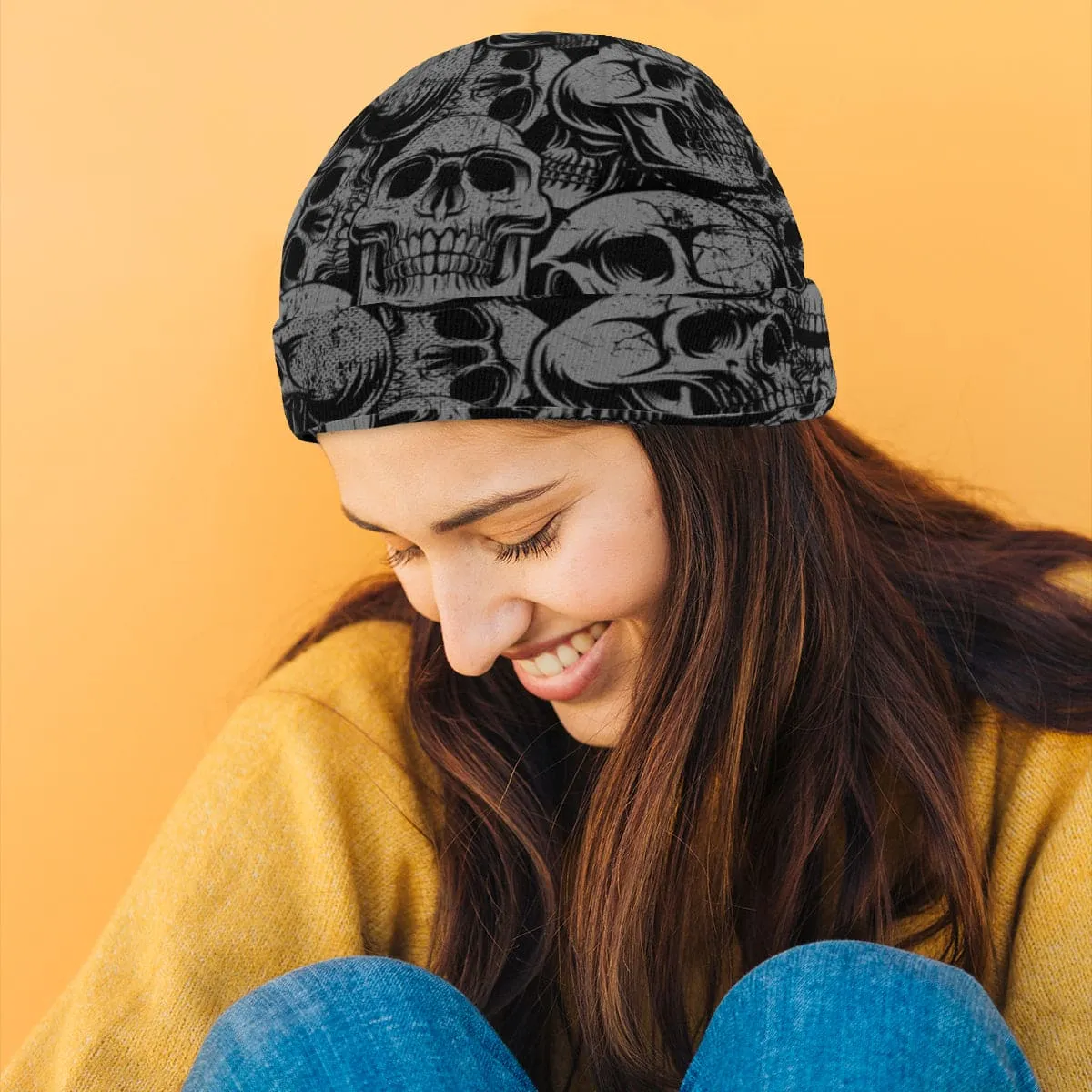 Black Skulls Beannie