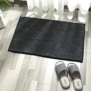 Blissful Solid Bathmat - Dark Grey