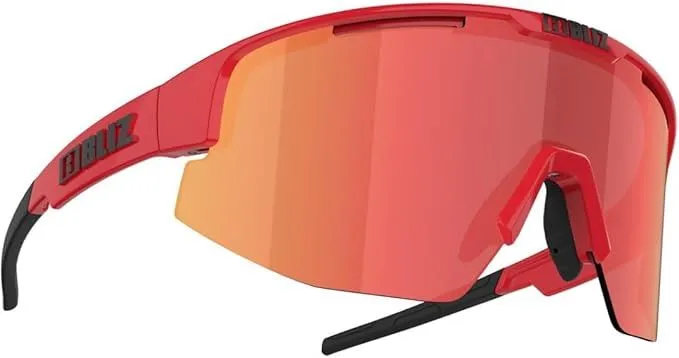 Bliz Matrix Sunglasses Cycling Sports Use Red Frame Red Lens