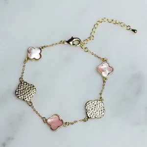 Bracelet Mother Of Pearl Pink