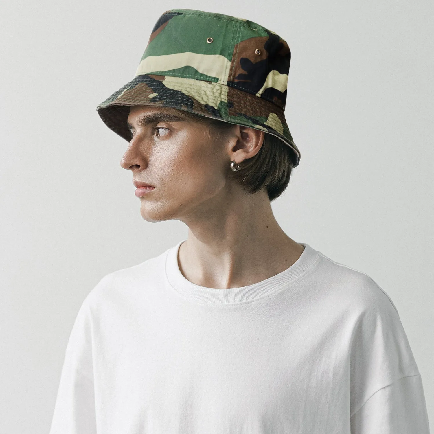 Bucket Hat - Green Camouflage