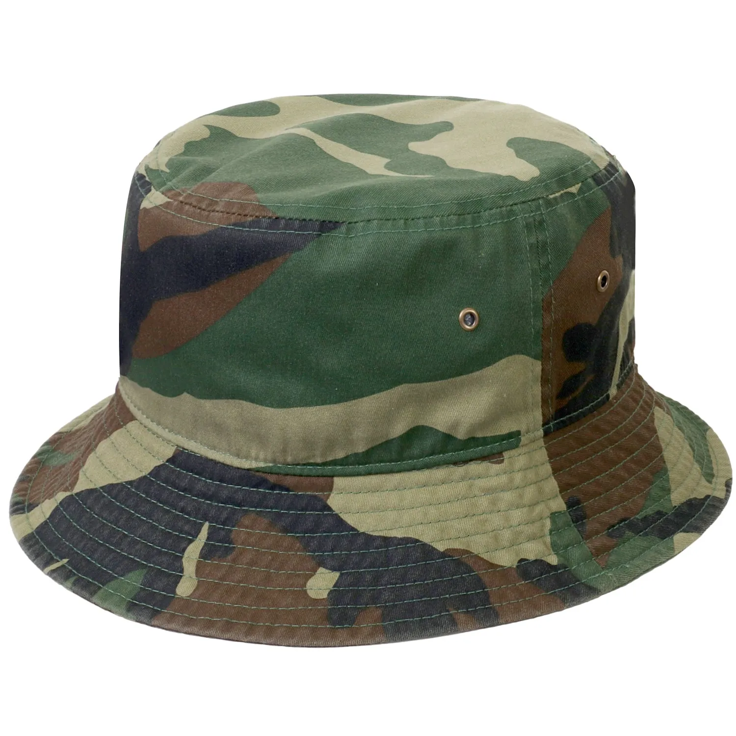 Bucket Hat - Green Camouflage