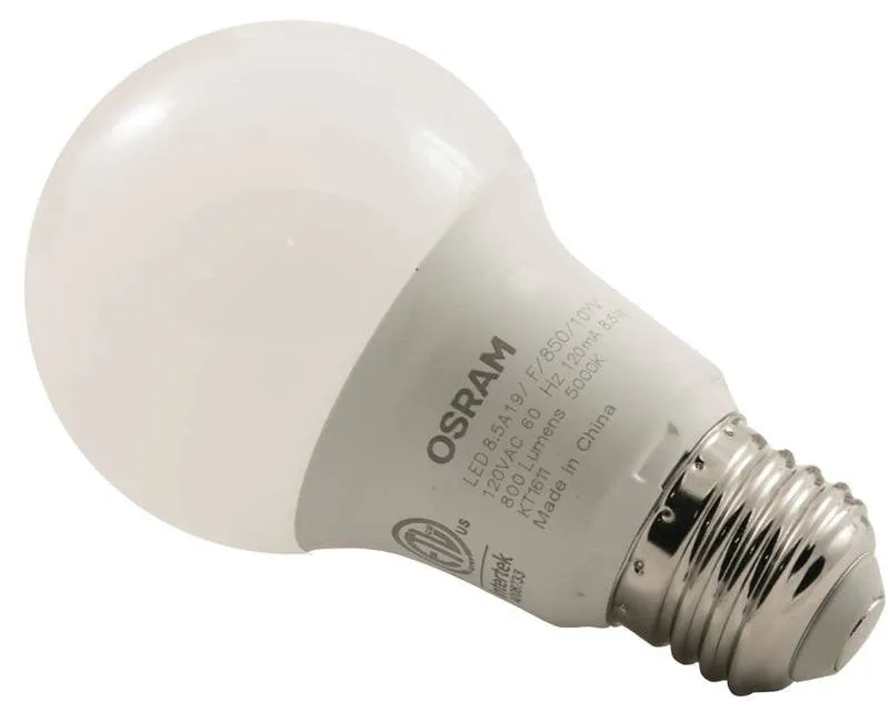 Bulb Led 10yr 60w A19 5k 4pk