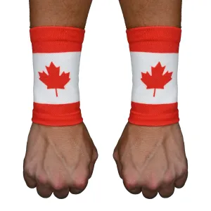 Canada Flag Wrist Support Sleeves