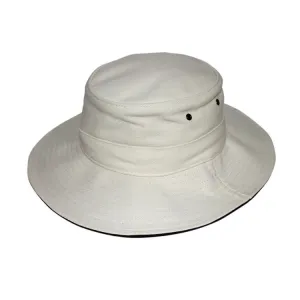 Cancer Council Alan Cricket Hat - Cream/Navy