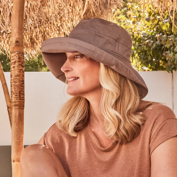 Cancer Council Ladies Essential Traveller Hat - Mocha