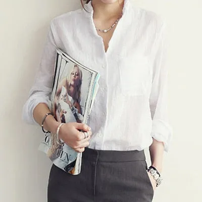 Casual Long Sleeve Blouse Top for Women