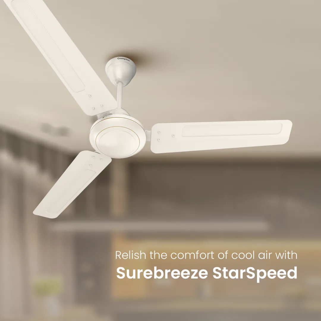 Crompton Surebreeze Starspeed| Ceiling Fan