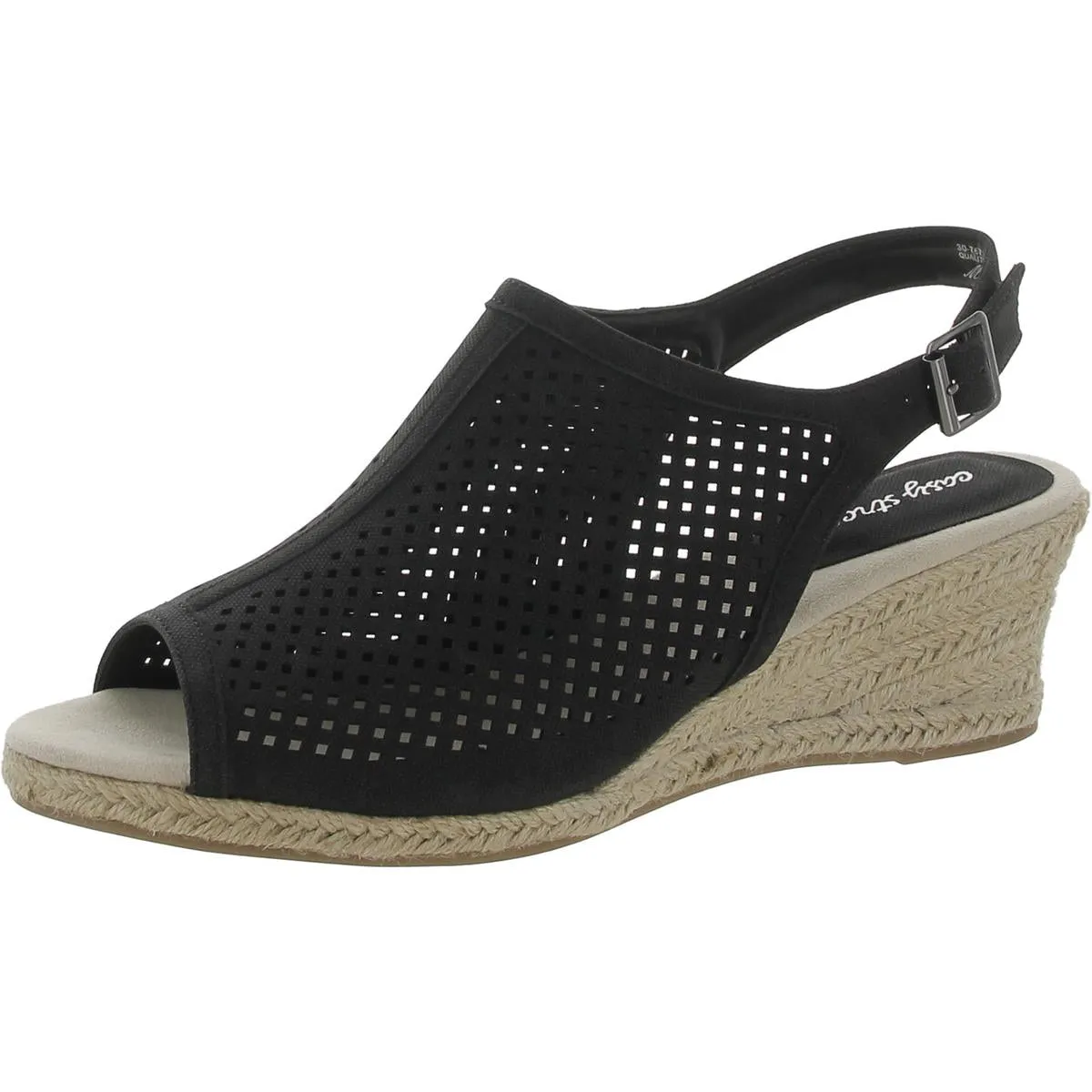 Easy Street Womens Dressy Sling back Strap Espadrilles