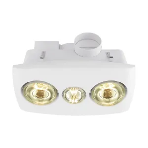 Eglo Vesuvius 2 Bathroom Heater Exhaust Fan Light