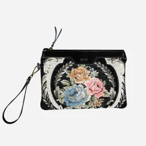 Eternal Elegance Blk Wristlet Clutch