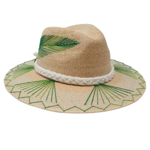 Exclusive Green Feather Hat by Corazon Playero