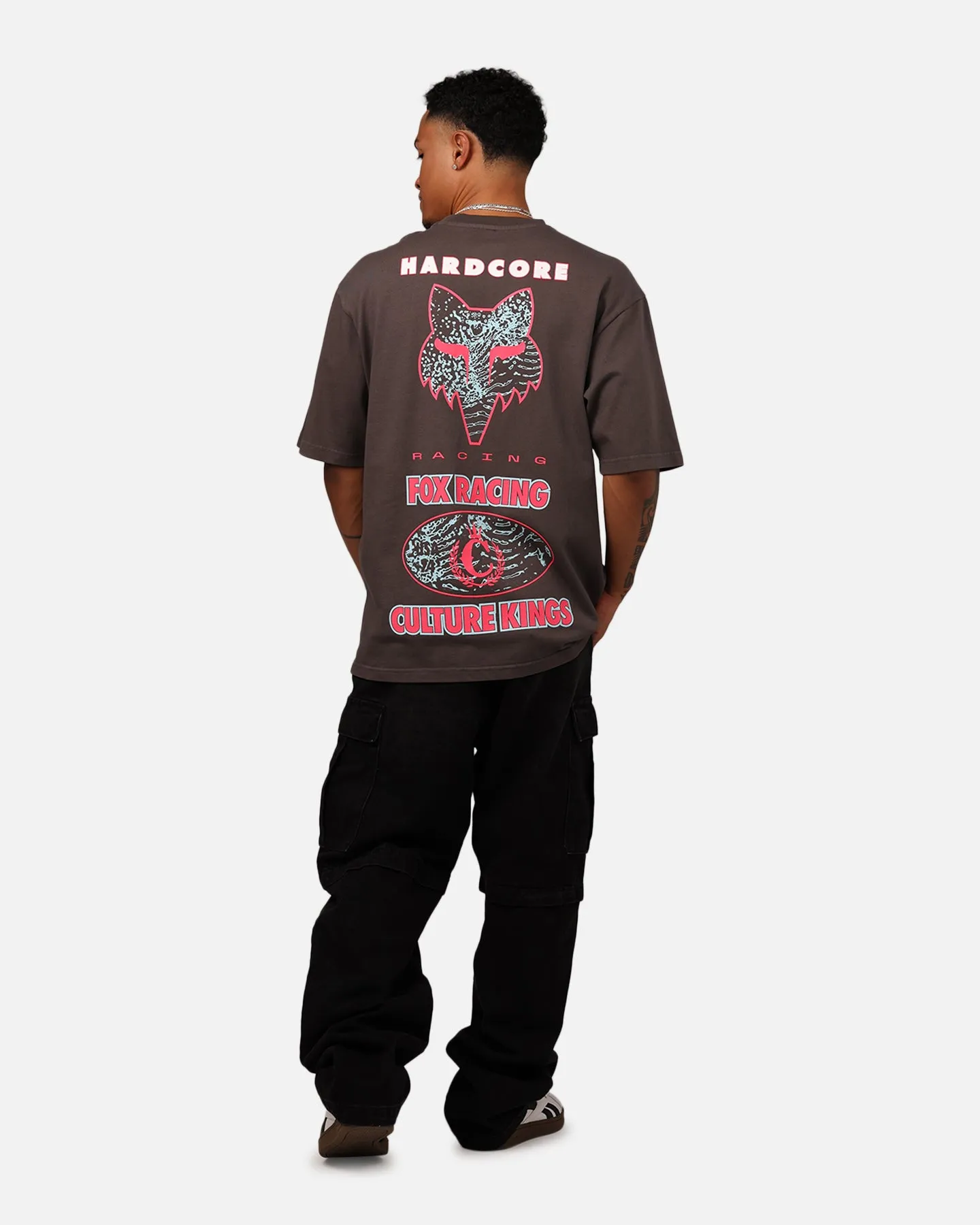 Fox Racing X Culture Kings T-Shirt Black/Pink