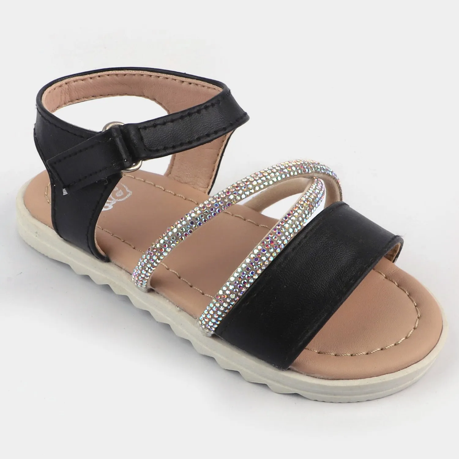 Girls Sandal 456-74-BLACK