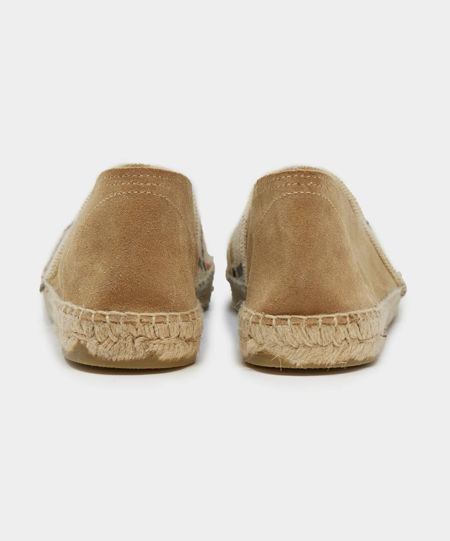 Guanábana Espadrilles In Beige Grid