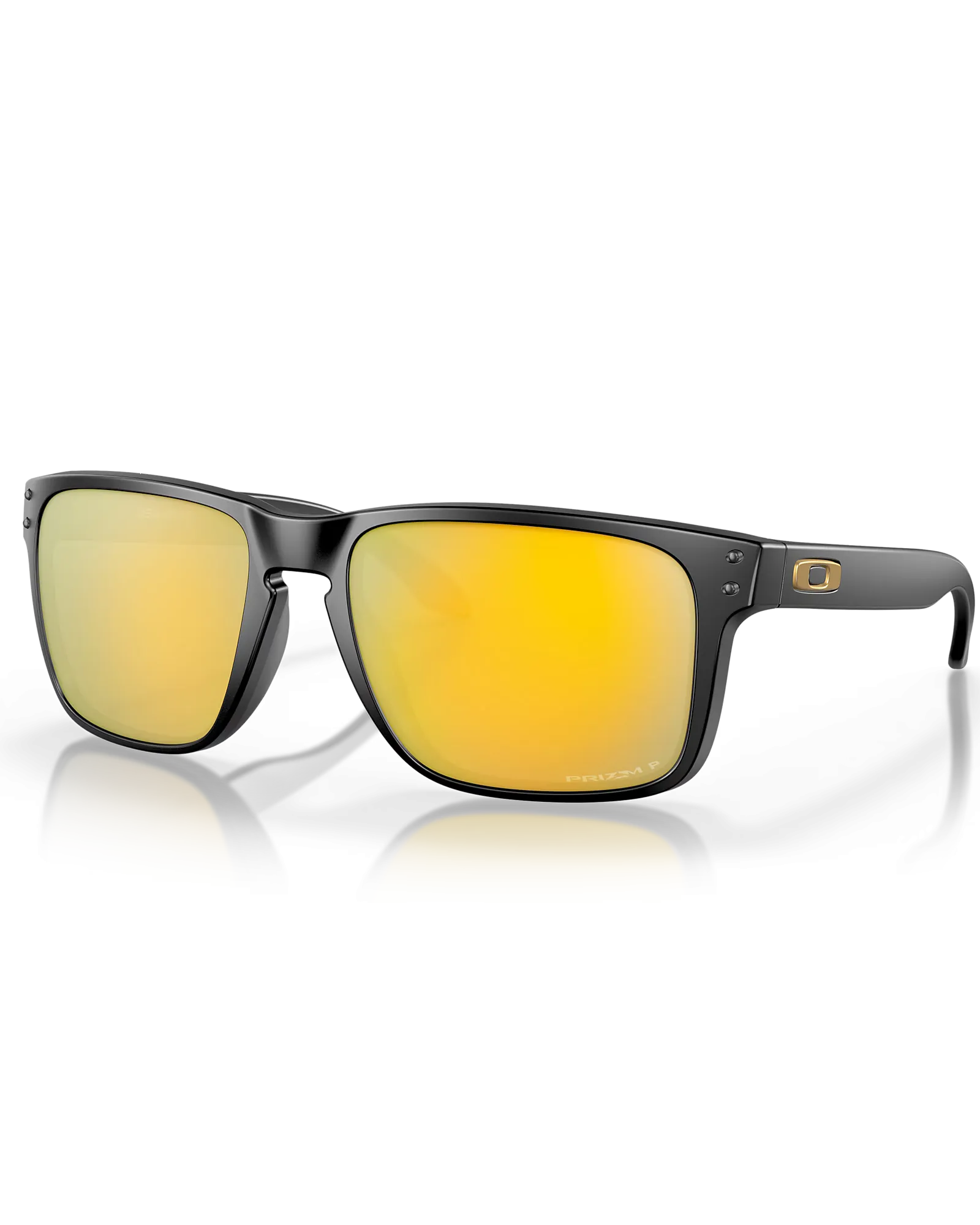 Holbrook XL Prizm Polarised Sunglasses in Matte Black & Prizm 24K