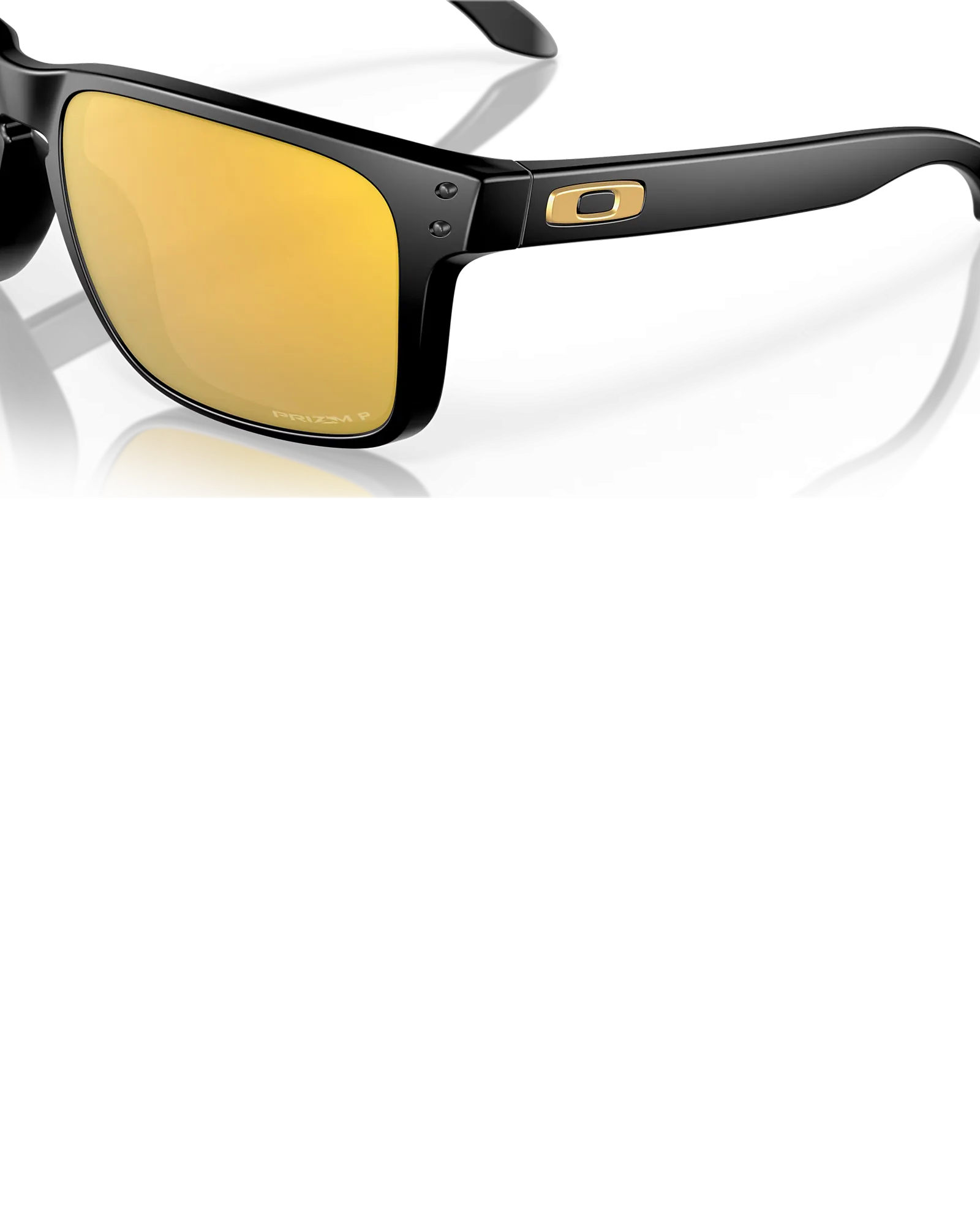 Holbrook XL Prizm Polarised Sunglasses in Matte Black & Prizm 24K