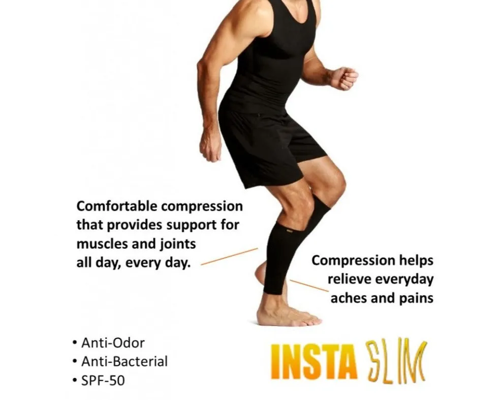 Insta Slim Unisex High Compression Calf Sleeves AL60101