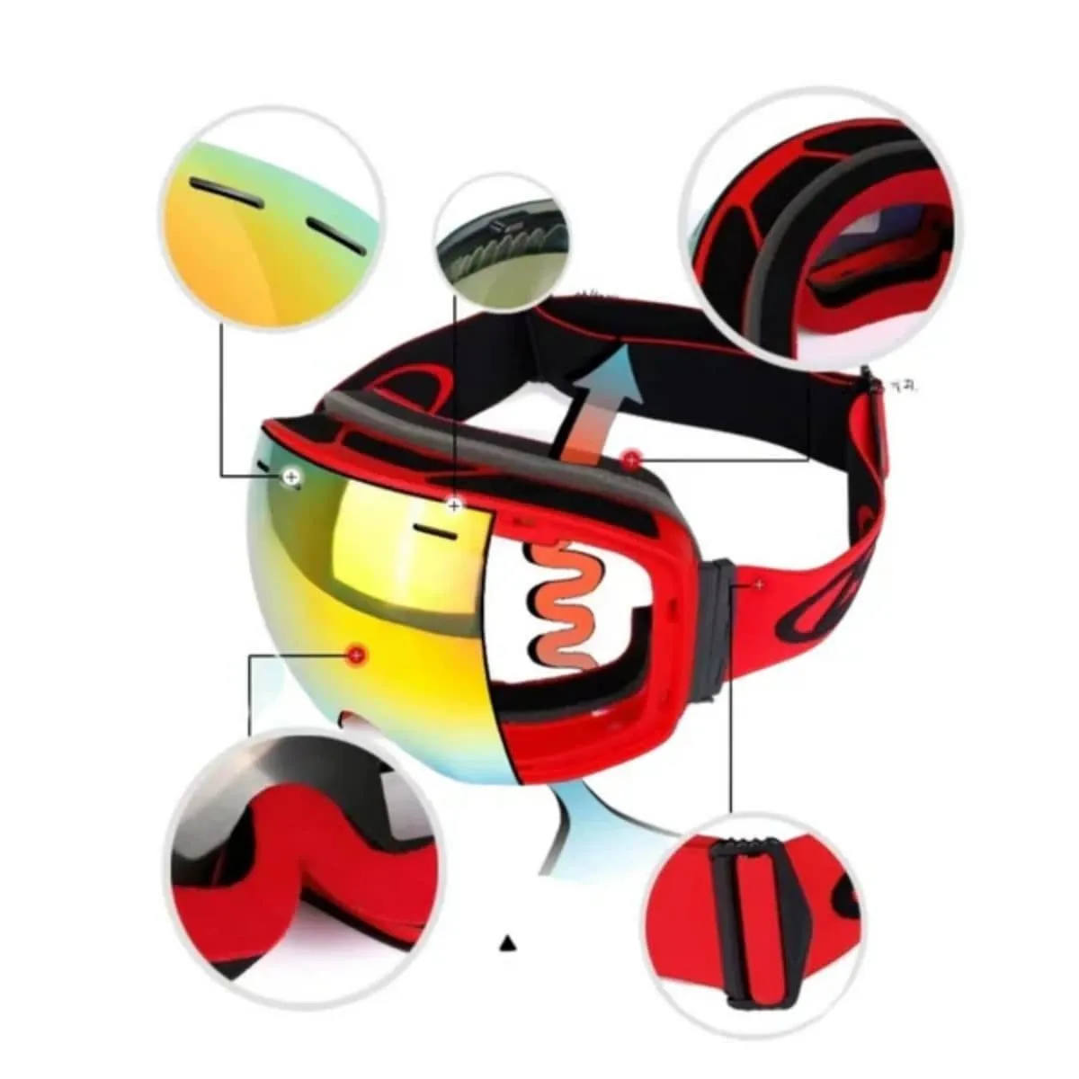 K2 Ski & Summit Goggles - Sherpa Series