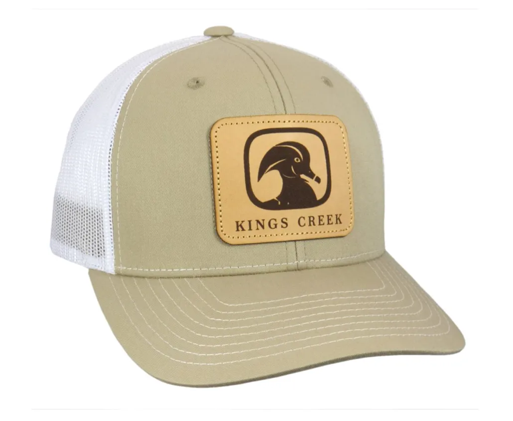 Kings Creek Essential Leather Patch Trucker