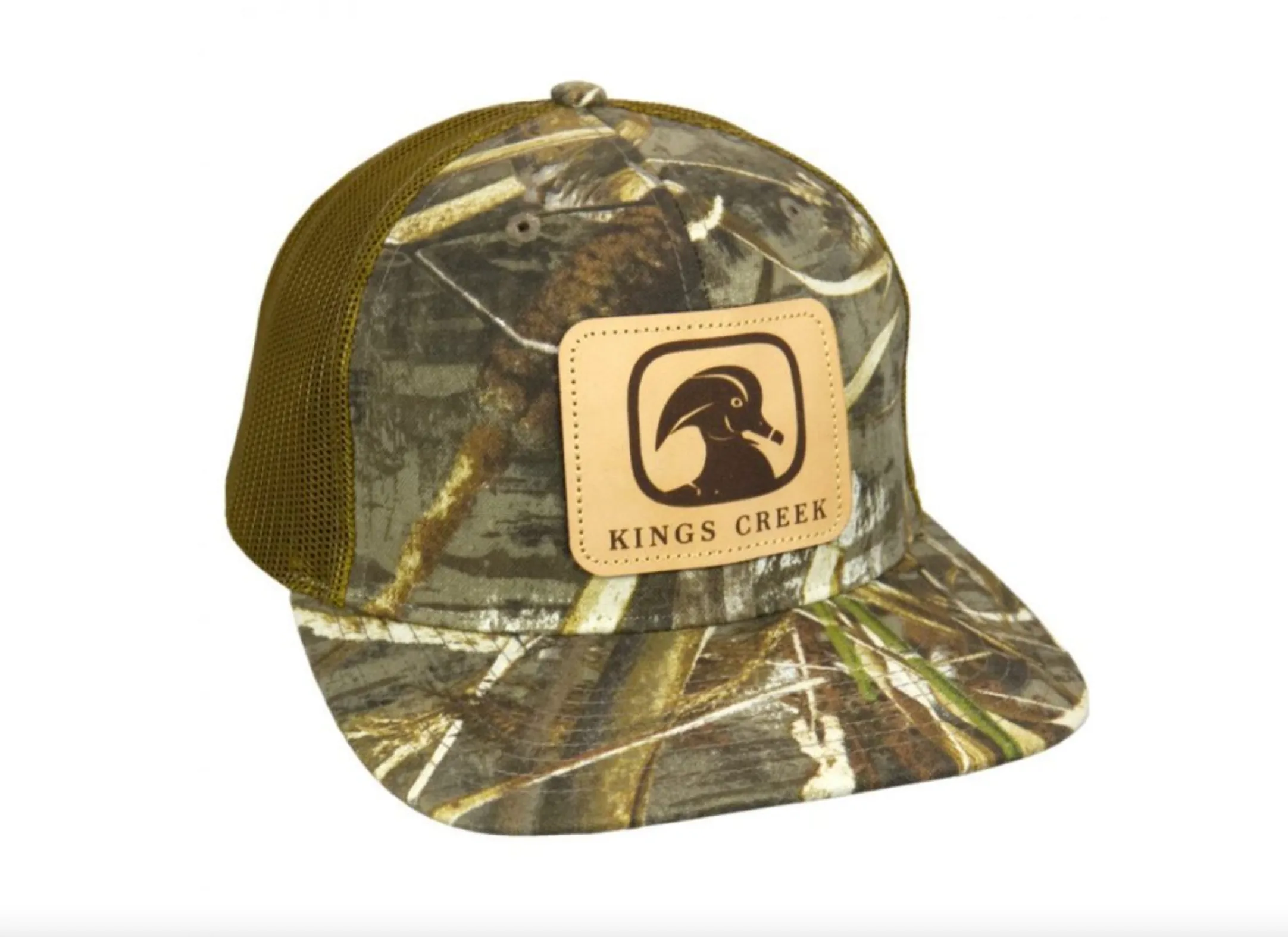 Kings Creek Essential Leather Patch Trucker