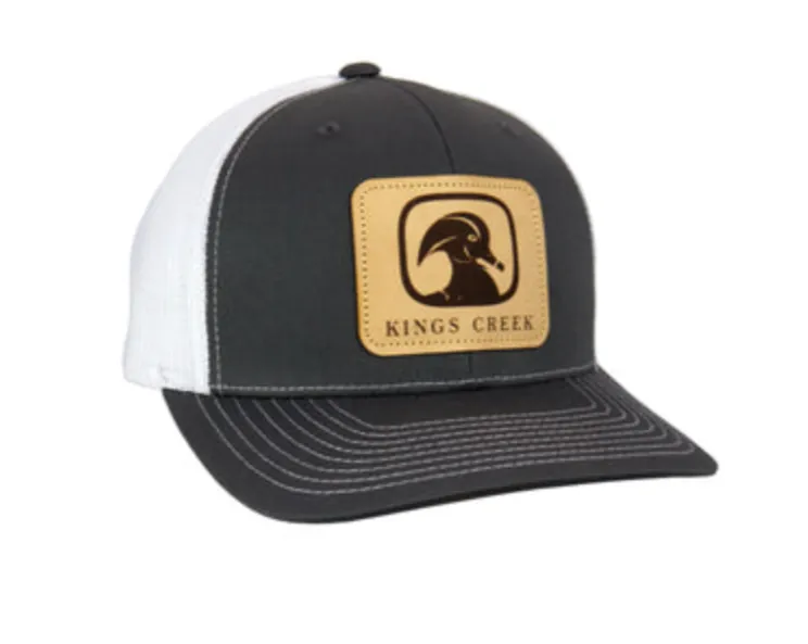 Kings Creek Essential Leather Patch Trucker