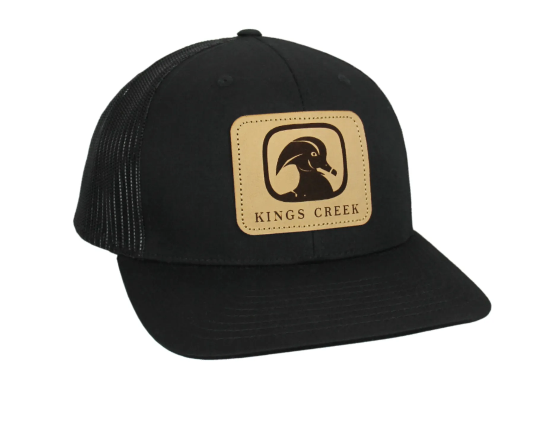 Kings Creek Essential Leather Patch Trucker