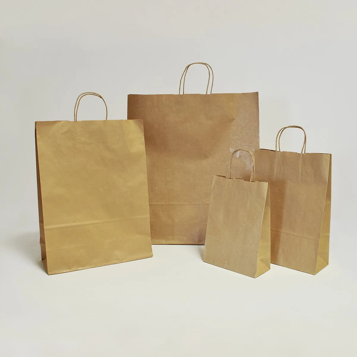 Kraft Paper Carrier Bag, 180x250x80 - XS (PACK 300)