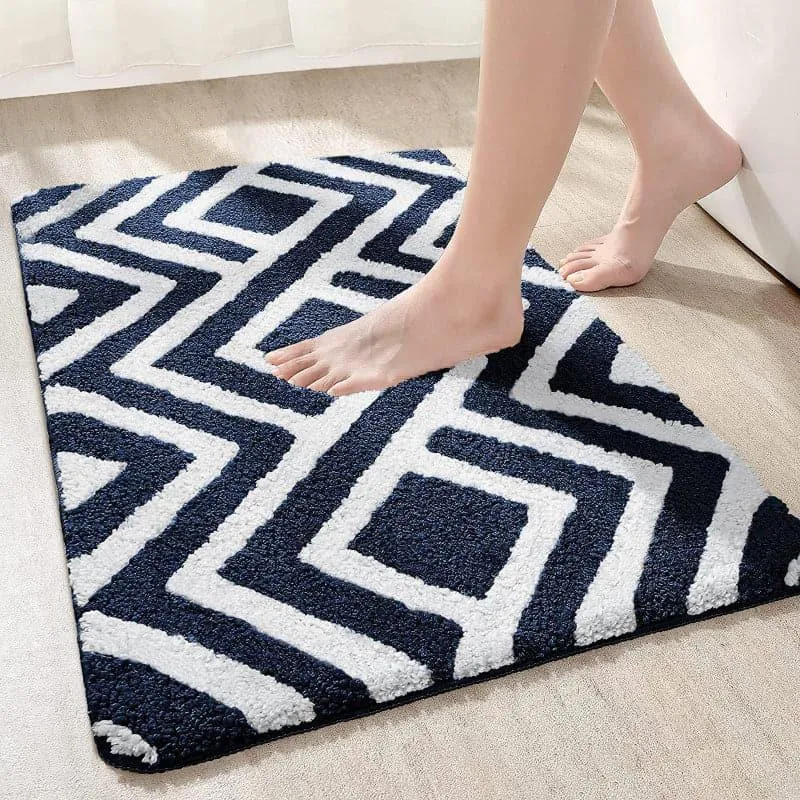 Luxe Plush Bathmat - Blue