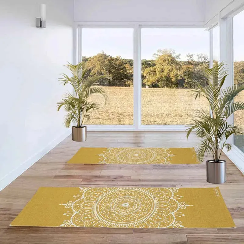 Madala Handmade Non-Slip Yoga Exercise Mat | 24 x 72 Inches