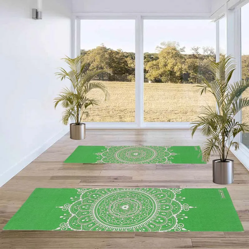 Madala Handmade Non-Slip Yoga Exercise Mat | 24 x 72 Inches