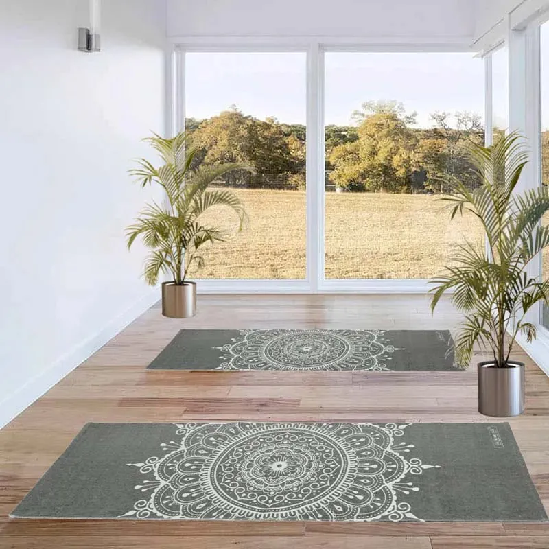 Madala Handmade Non-Slip Yoga Exercise Mat | 24 x 72 Inches