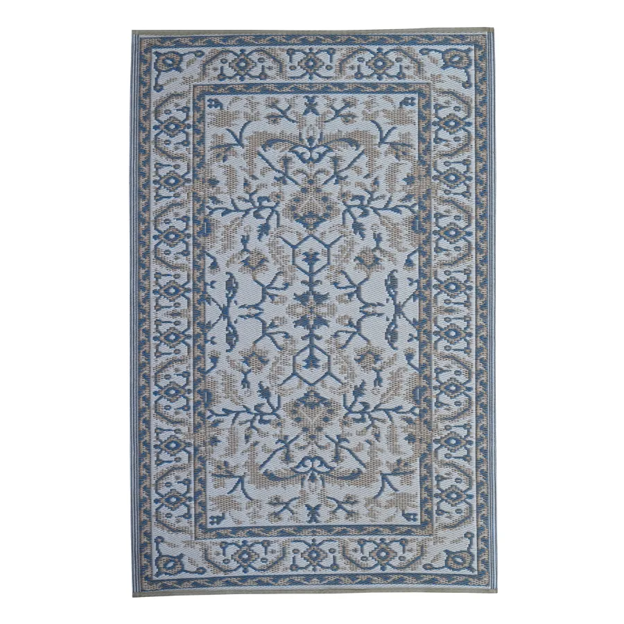 Nain Blue Recycled Plastic Outdoor Rug