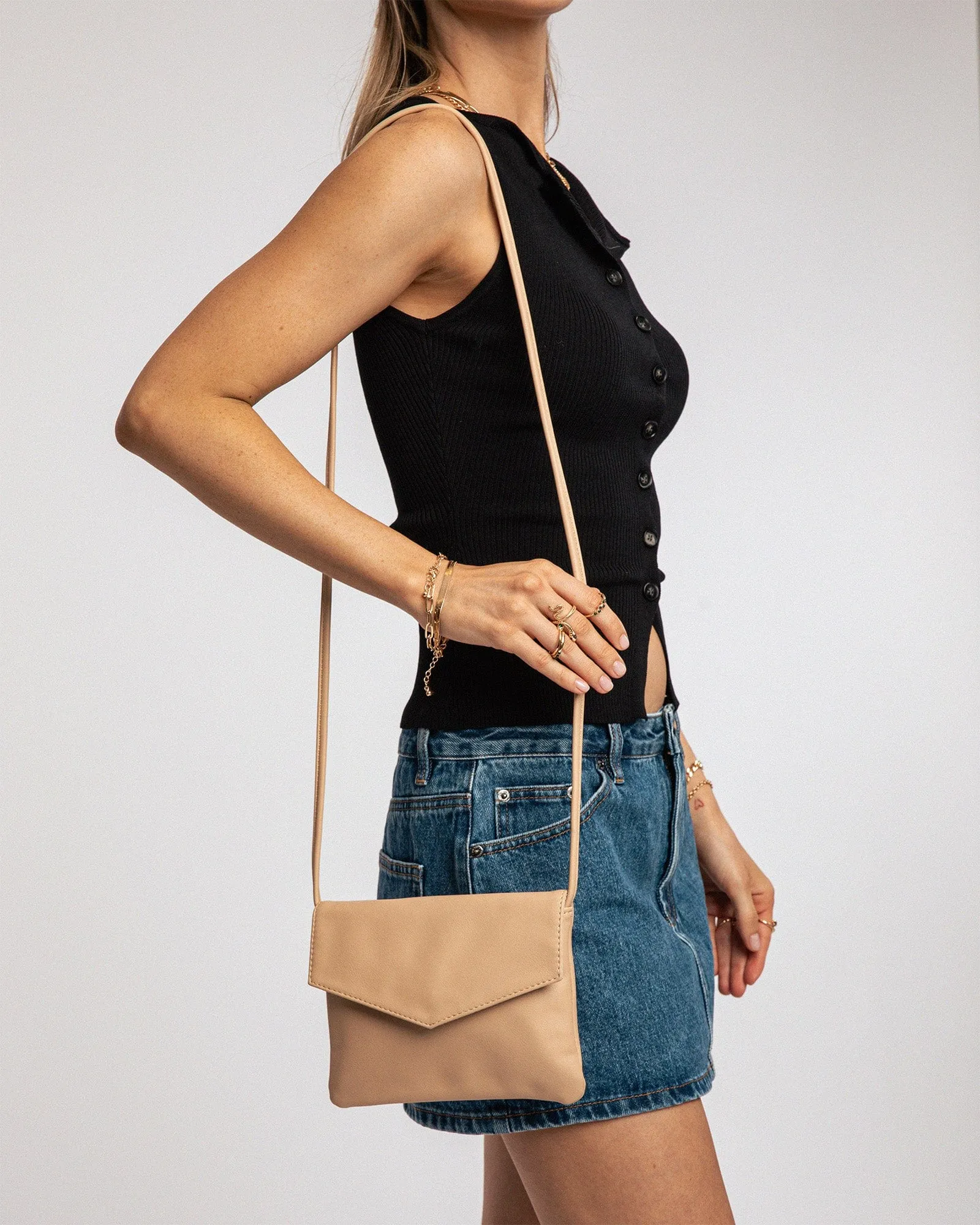 Natural Martha Crossbody Bag