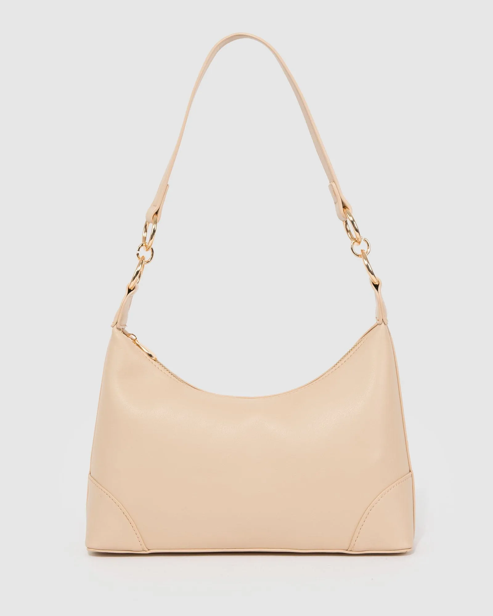 Natural Michayla Baguette Shoulder Bag