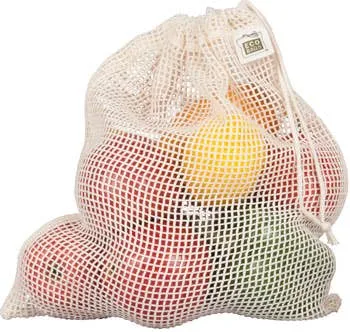 Organic Mesh Produce Bag / Sack Natural