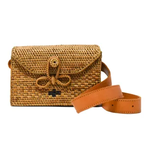 Paige Rattan Belt Bag