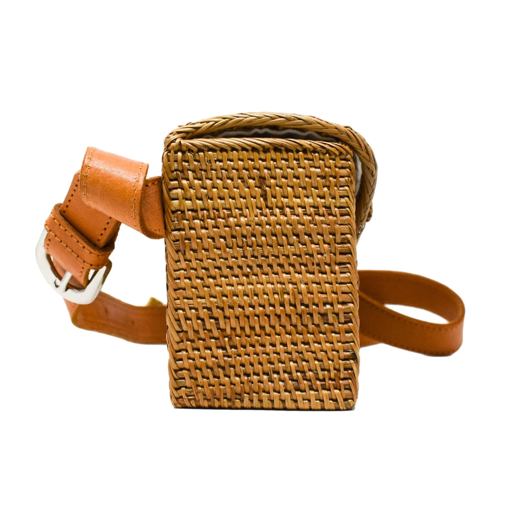 Paige Rattan Belt Bag