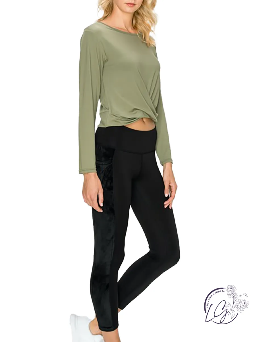 Ready to Run Cropped Long Sleeve