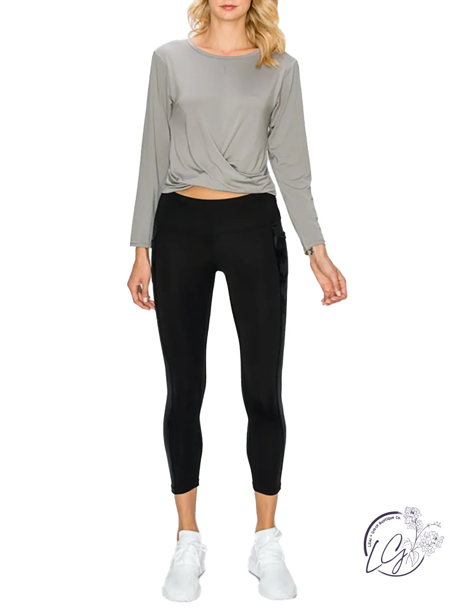 Ready to Run Cropped Long Sleeve