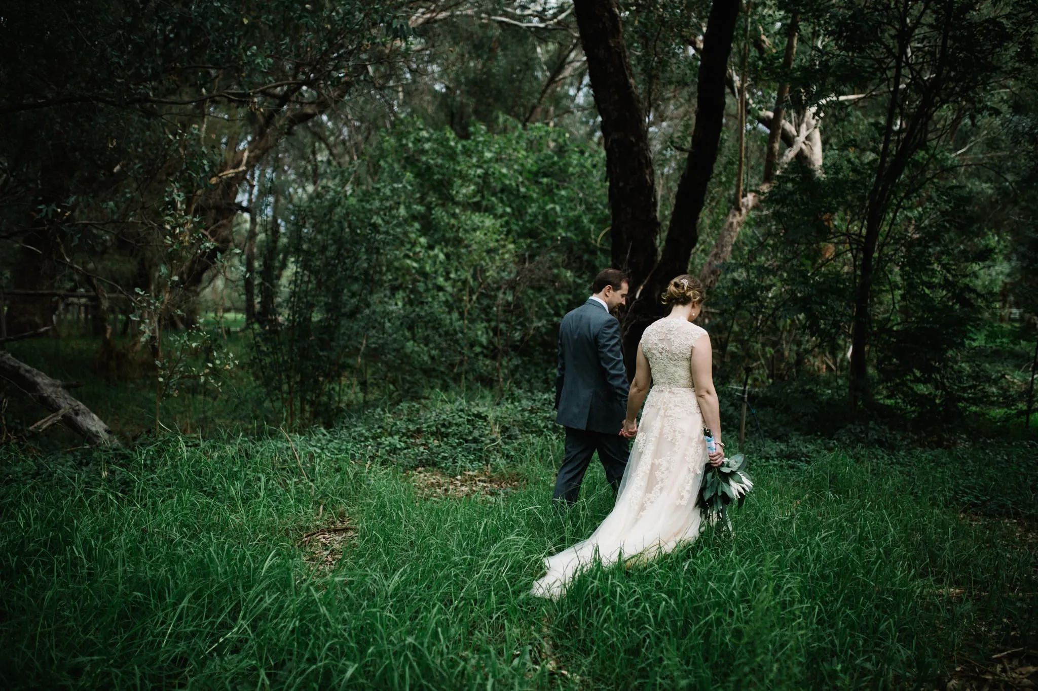 Ready to Wear Blush Lace Wedding Dress KORYNNE