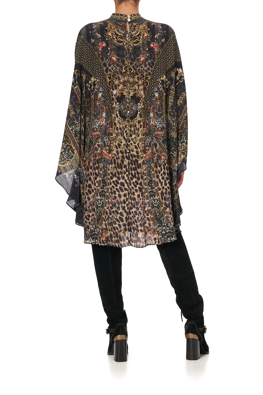 SHORT KAFTAN WITH HIGH NECK ABINGDON PALACE