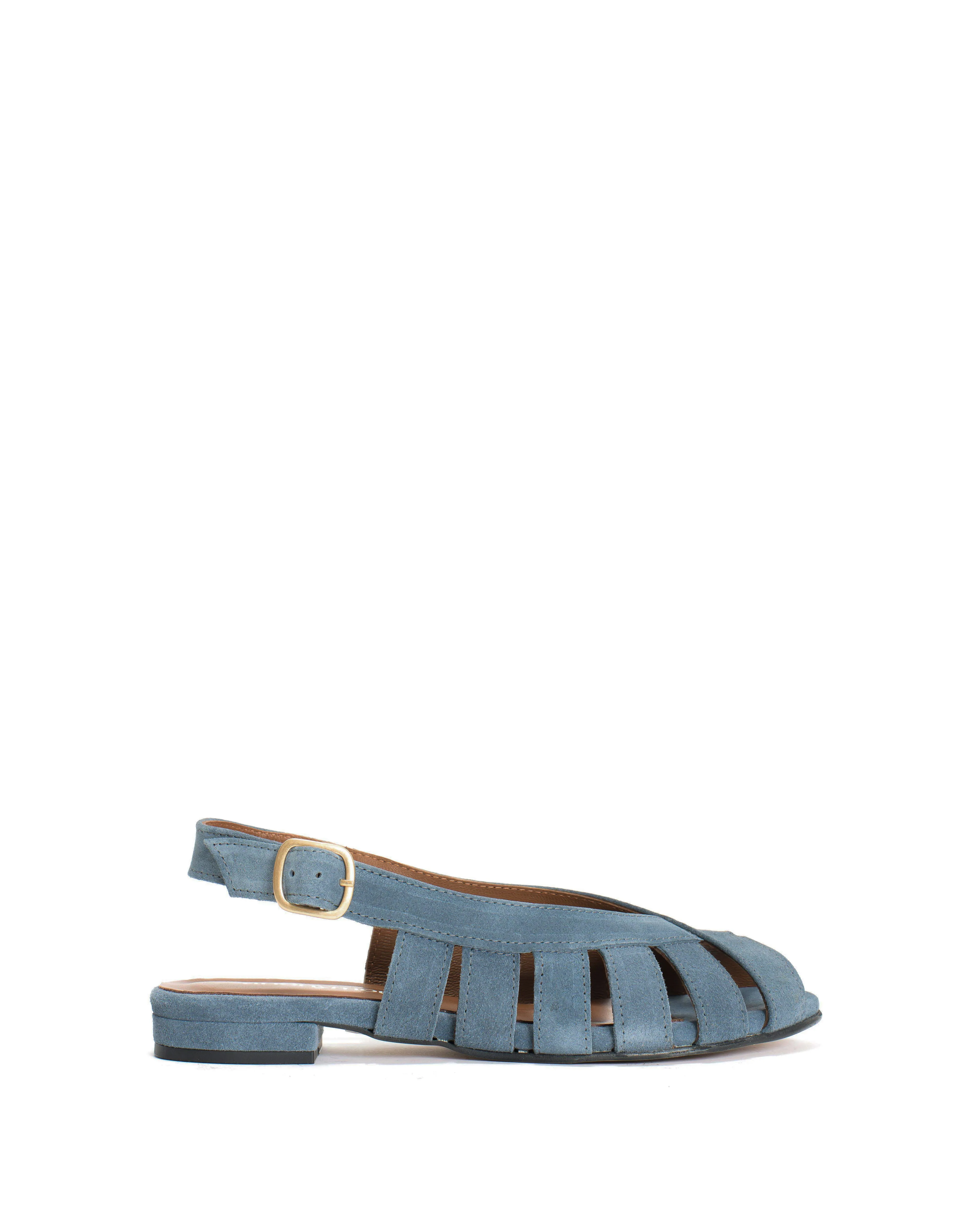 Sophie 20 Calf suede Denim blue